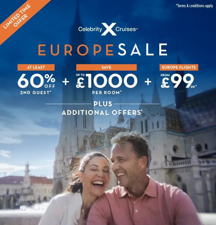 Celebrity Limited Time Europe Sale T&C's